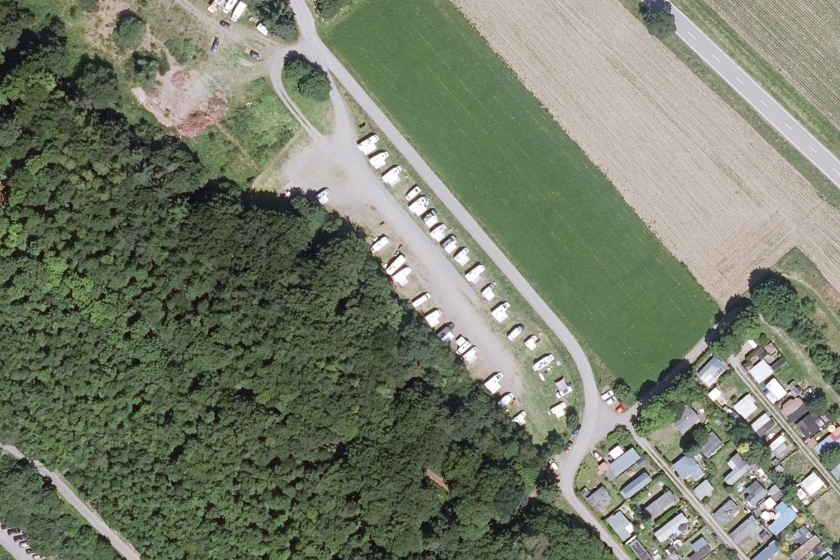 Wohnmobilhafen des Feriendorf Pulvermaar