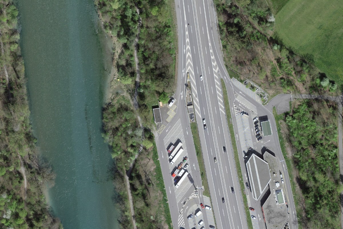 Stellplatz Autobahnraststätte Münsingen