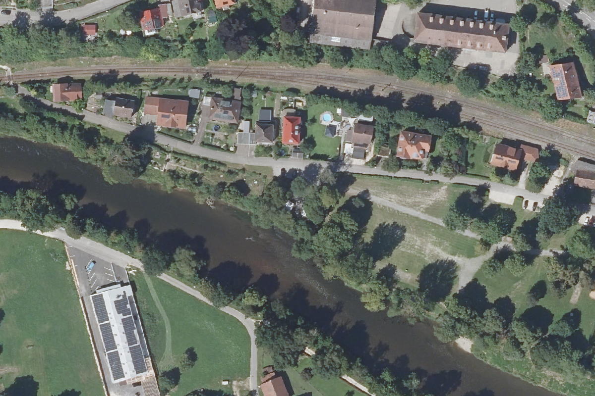 Wohnmobil Stellplatz an der Donau
