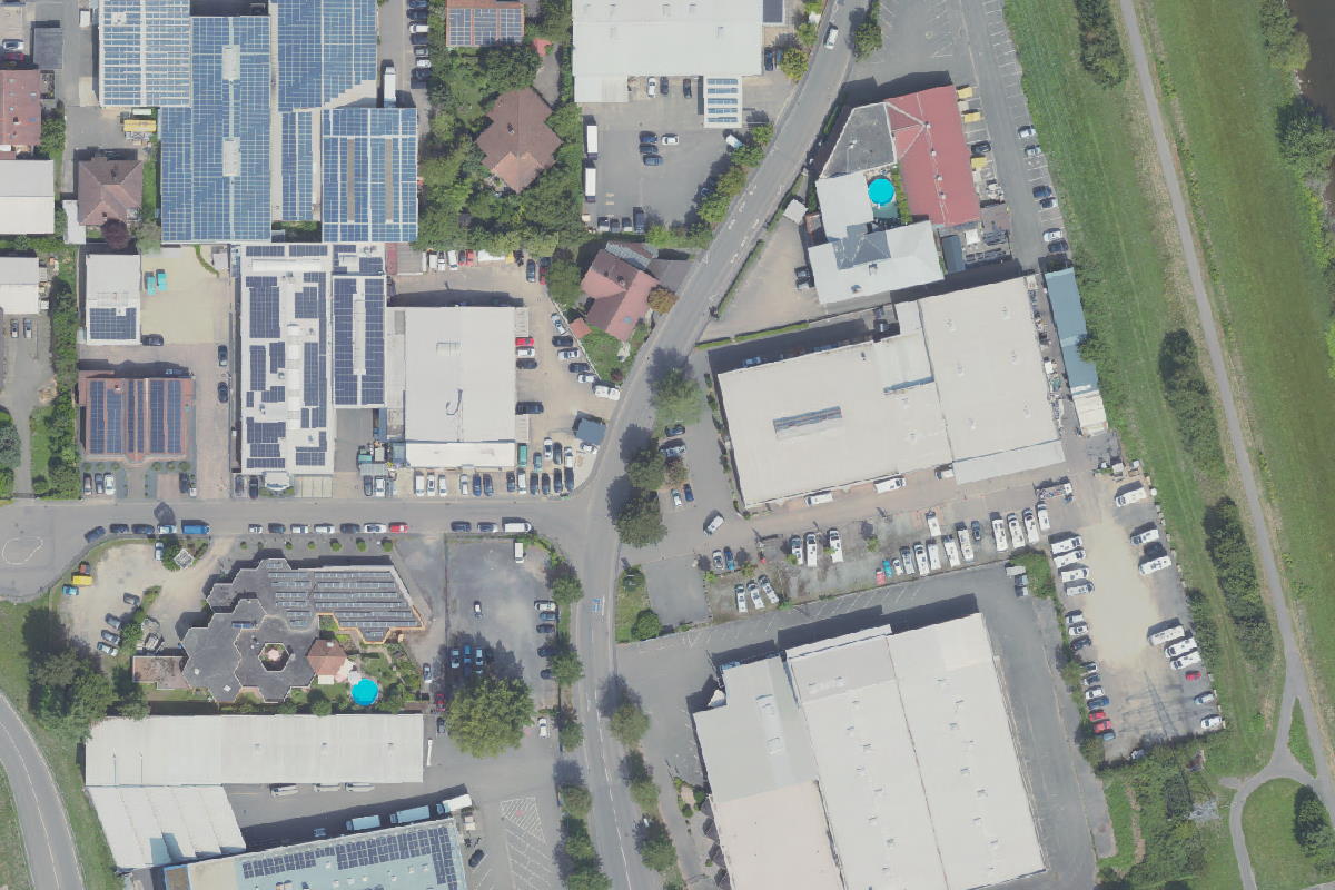 WoMo Stellplatz auf Parkplatz Camping Kuhn Offenburg