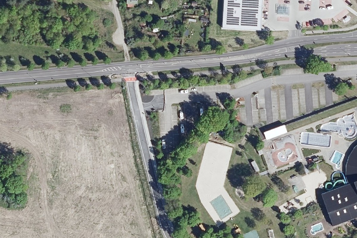 Wohnmobilstellplatz an der Lagune