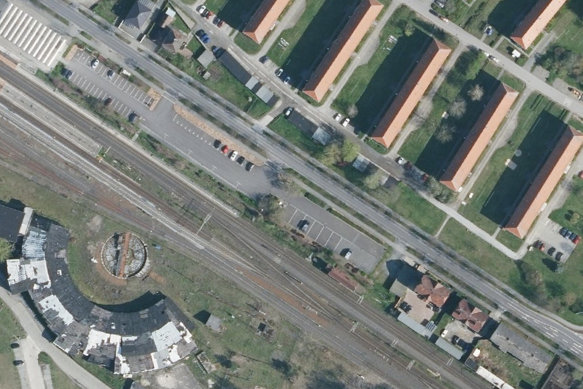 Wohnmobilstellplatz am Bahnhof Lübbenau
