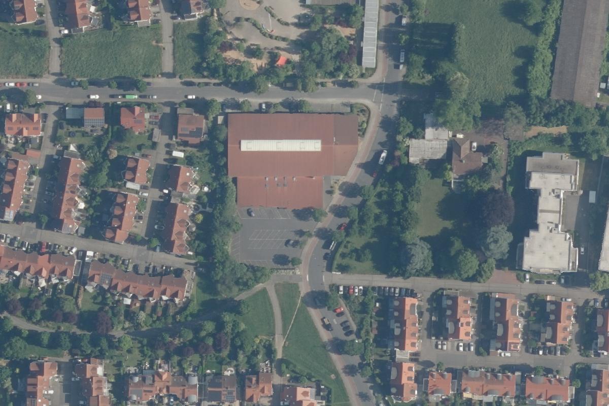 Fahrrad Stellplatz Sporthalle am Siegesbaum